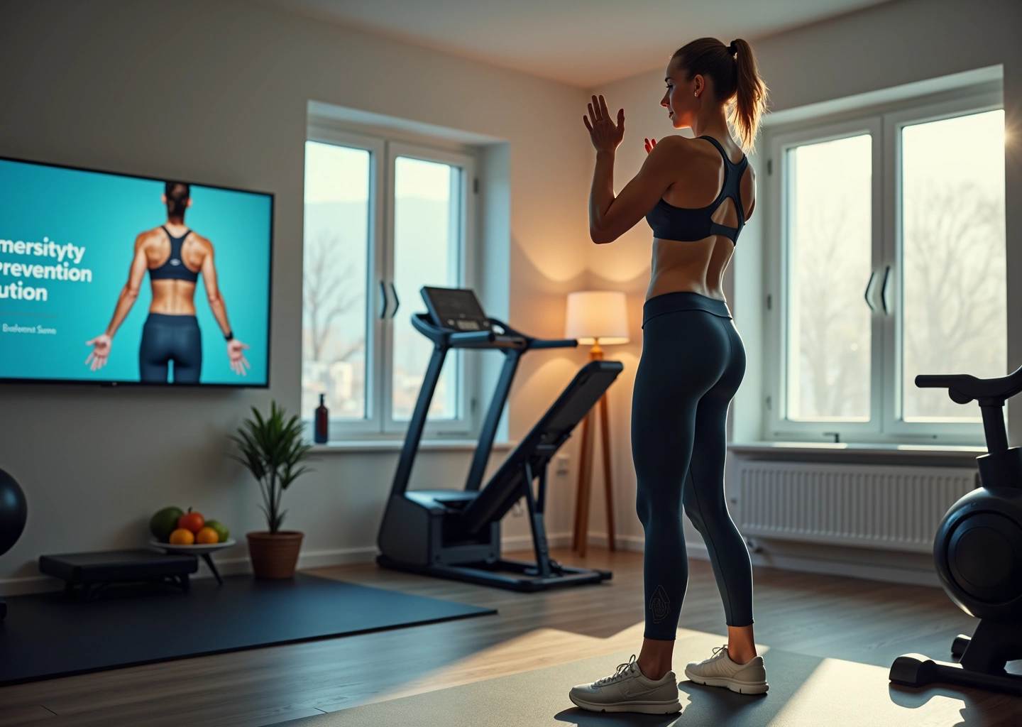 Безопасная домашняя тренировка с правильной техникой выполнения упражнений и поддержкой программы FitnesDoma24.ru